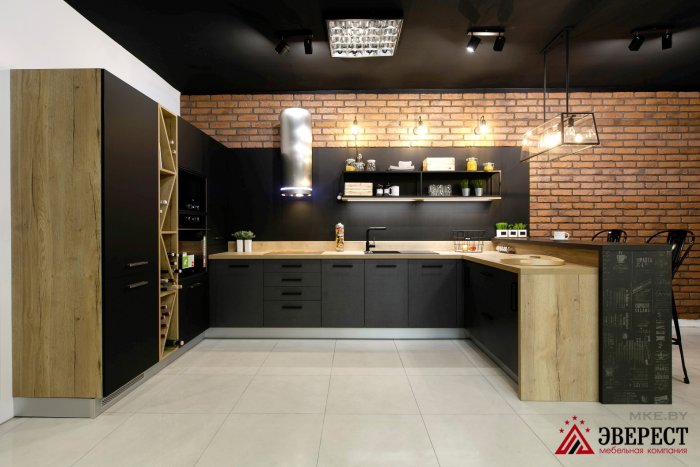 Кухня лофт Bronze 128t02