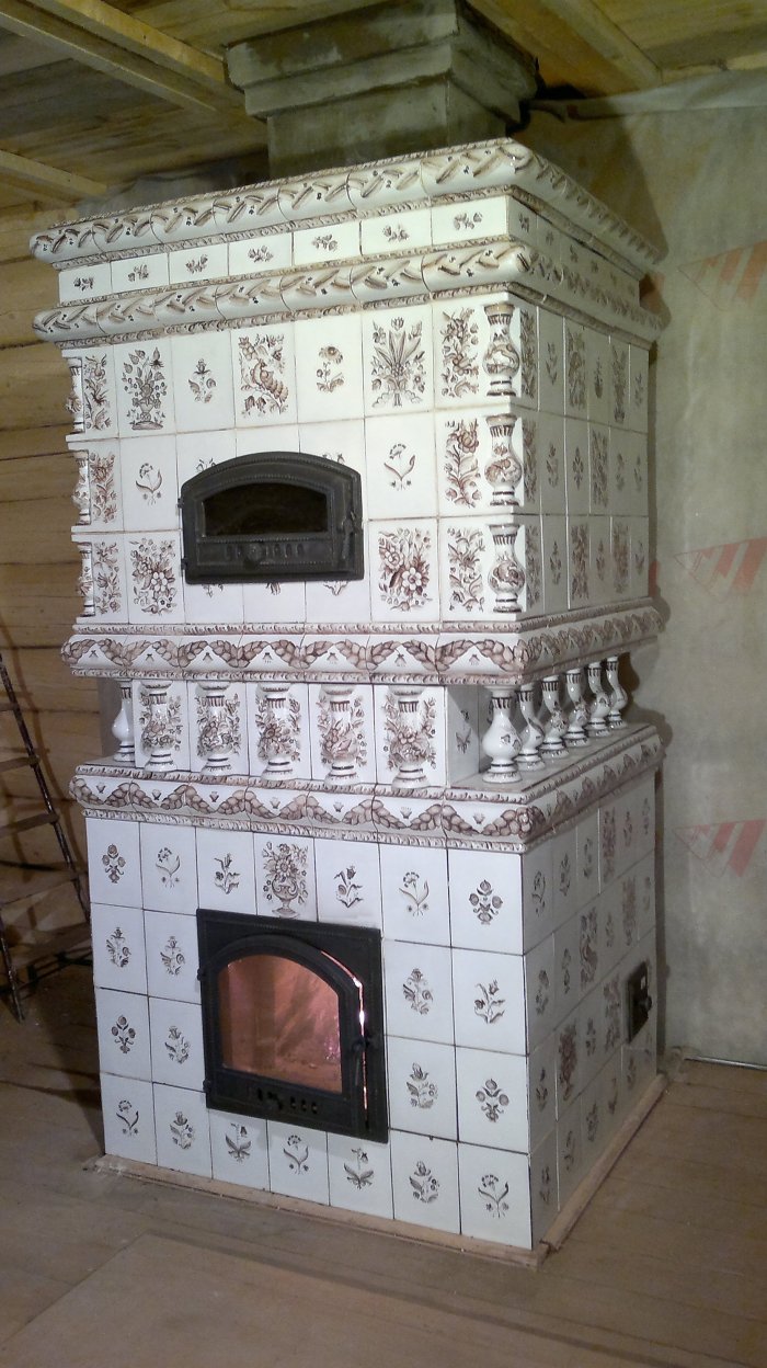 Большая морская изразцовые печи