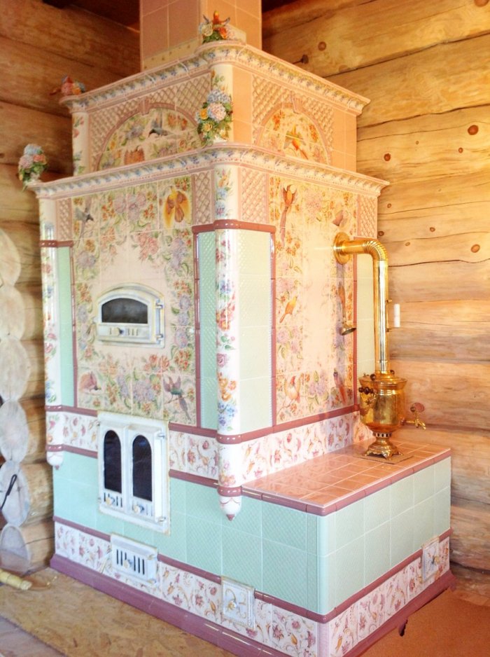 Изразцовые печи и камины