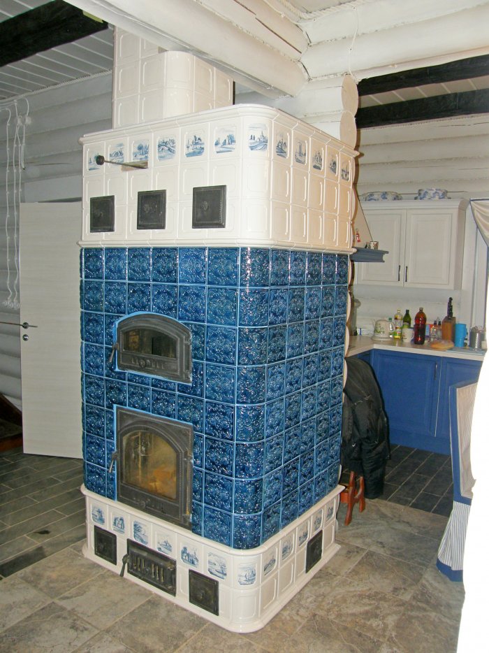 Изразцовая печь голландка