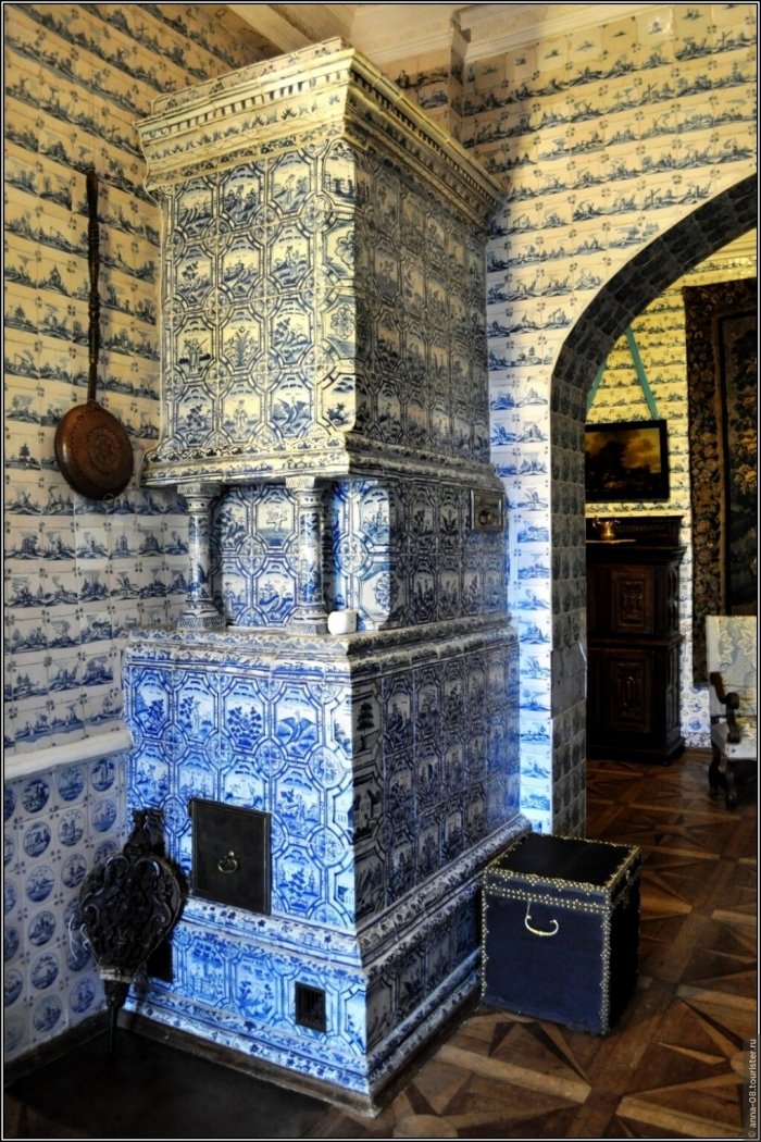 Печь-камин голландка Рязанкина