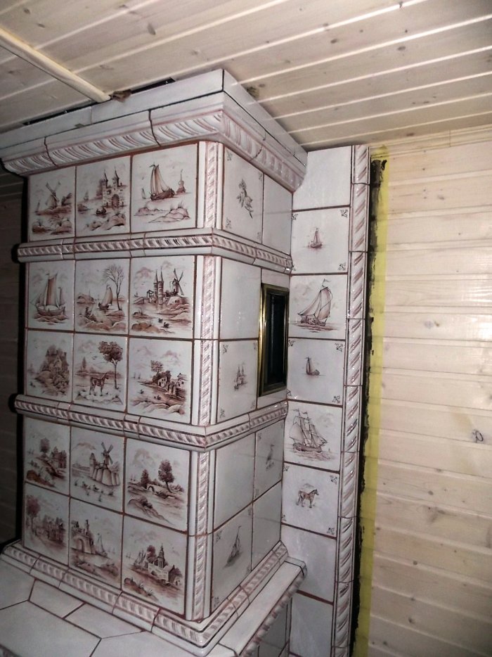 Отделка печи Голландки