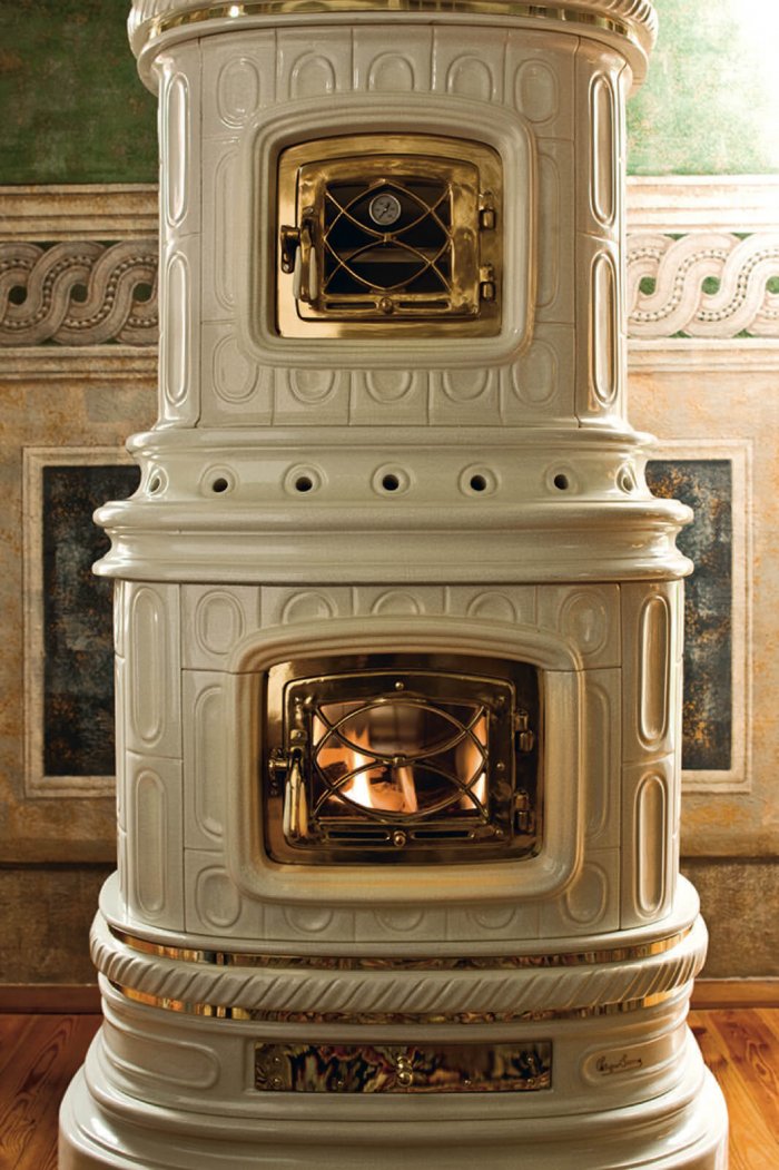 Изразцовая печь шведка