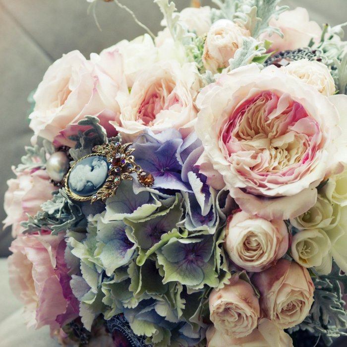 Букет невесты шебби Шик