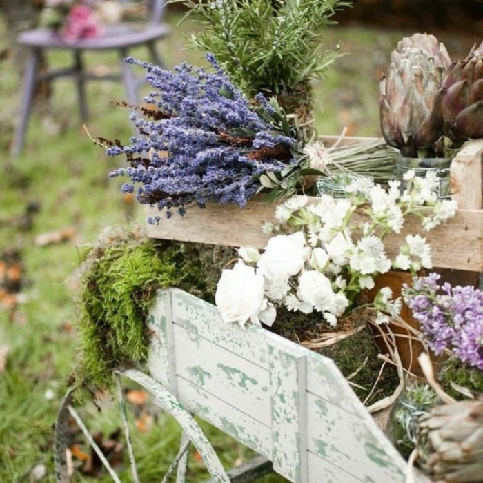 Декор сада в стиле Прованс