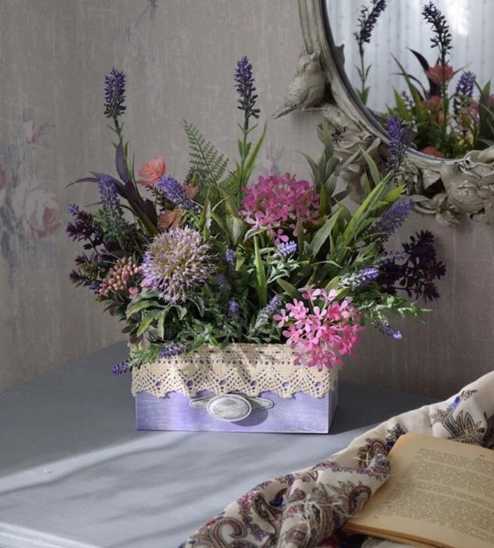 Флористическая композиция в стиле Прованс
