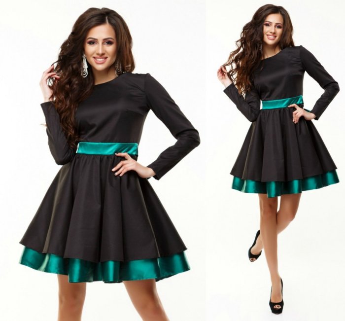 Платье с пышной юбкой