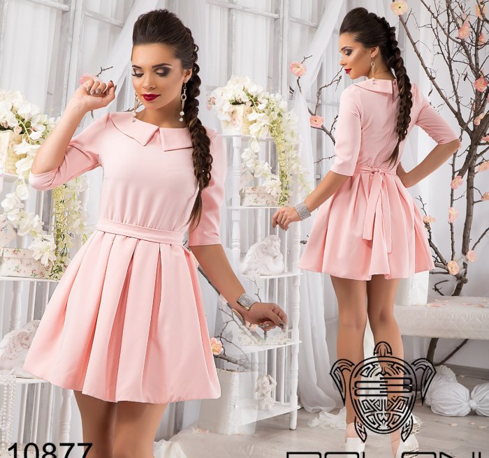 Гипюровое платье короткое