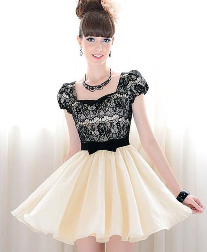 Красное платье короткое