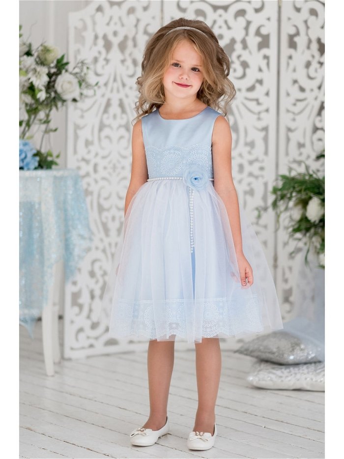 Сиреневое платье для девочки