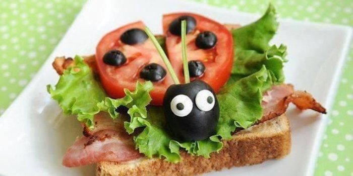 Бутерброд Божья коровка рецепт с фото с красной рыбой