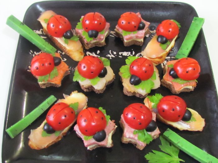Бутерброды на день рождения