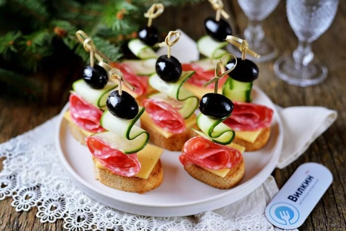 Бутеры с семгой