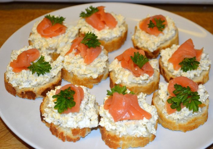 Канапе на праздничный стол