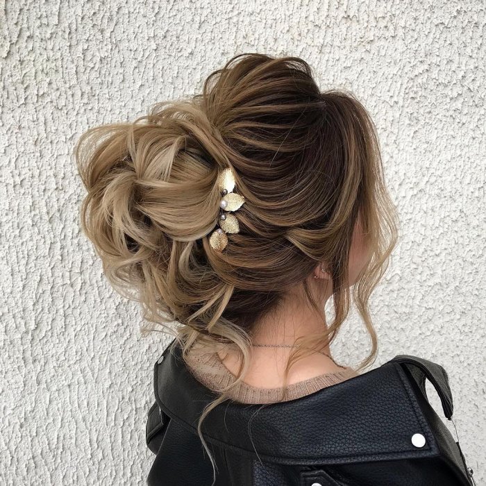 Шикарные вечерние прически