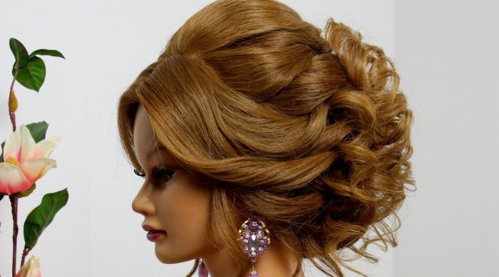 Элегантные вечерние прически