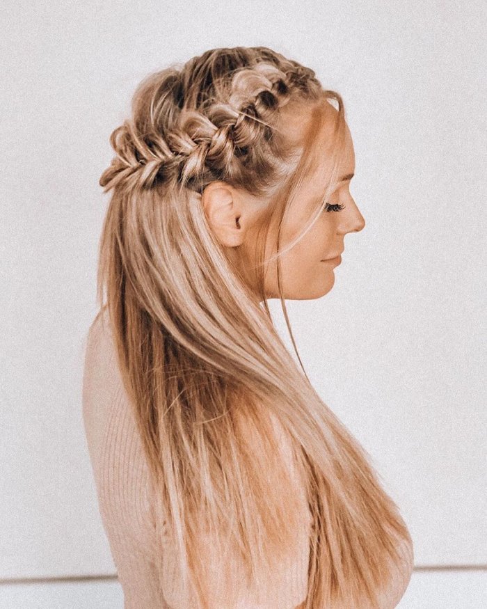 Коса ободок