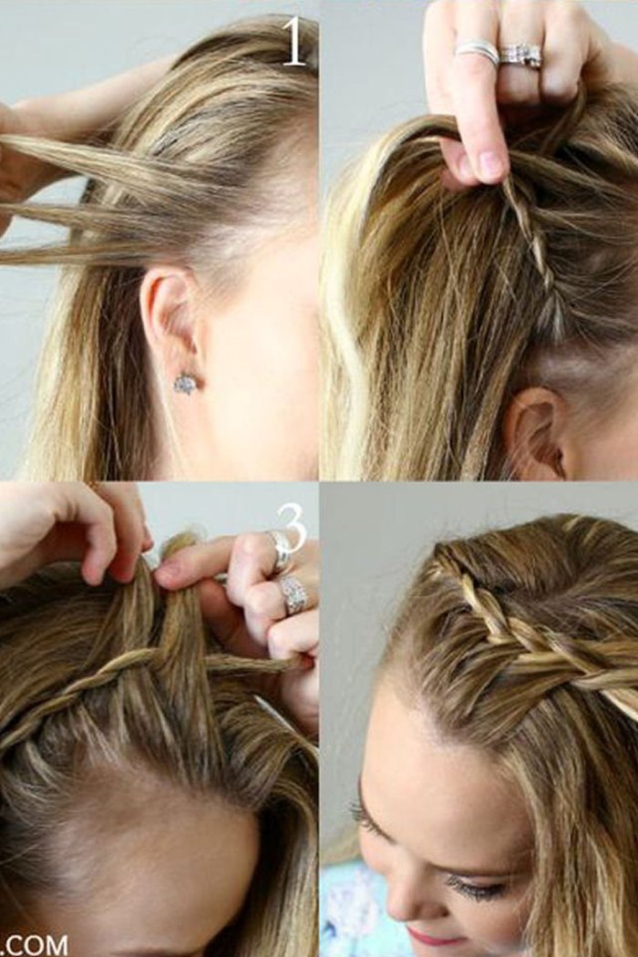 Косичка ободок