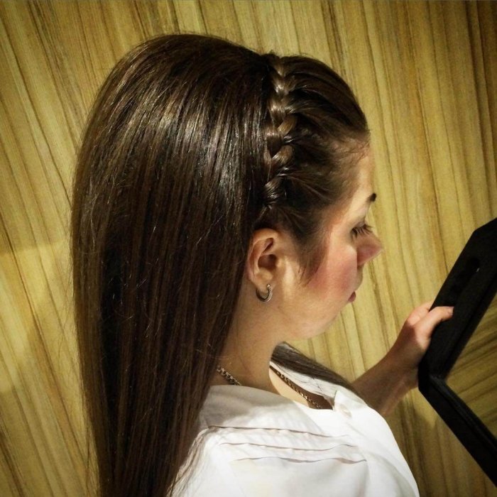 Коса ободок