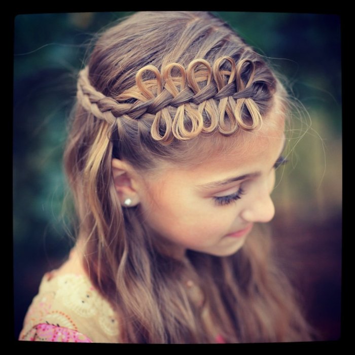 Прически на длинные волосы распущенные