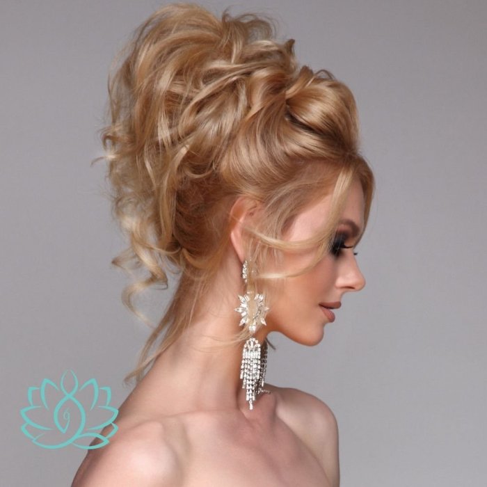 Высокие прически