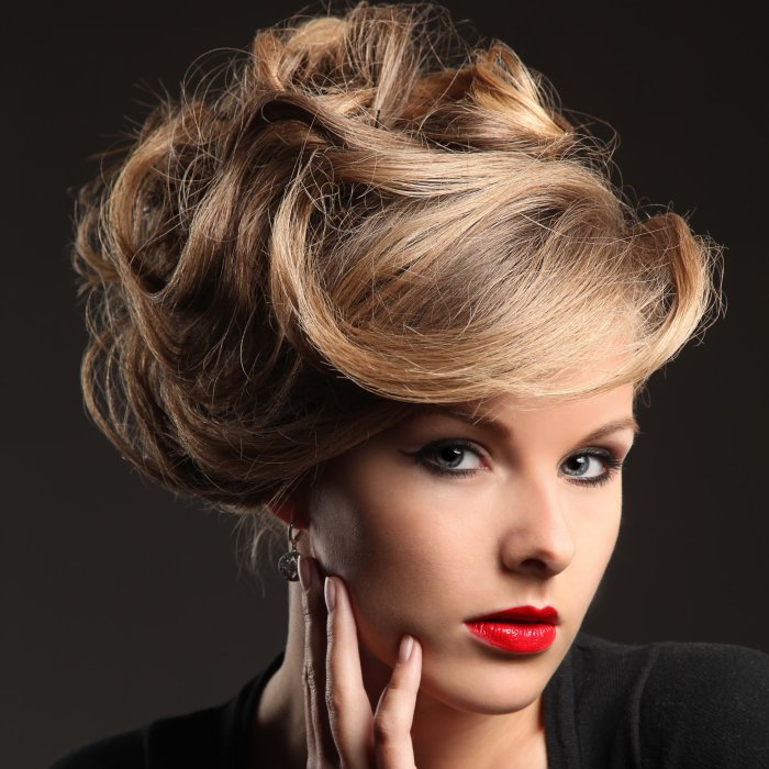 Высокие прически