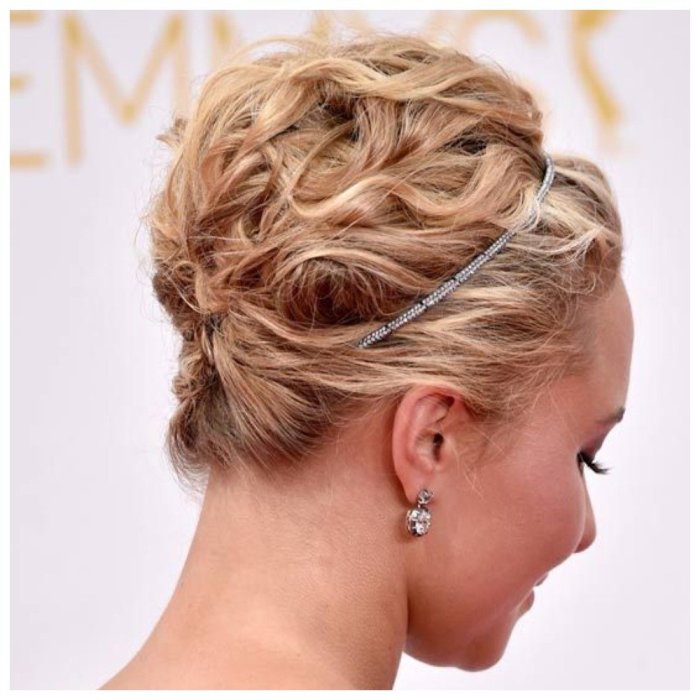 Вечерние прически на короткие волосы