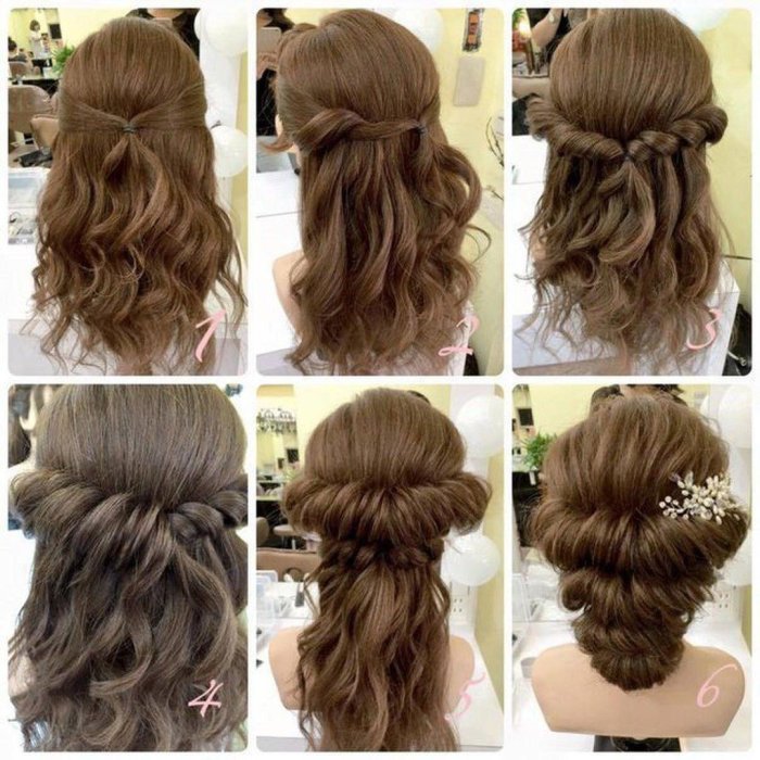 Красивые легкие прически пошагово