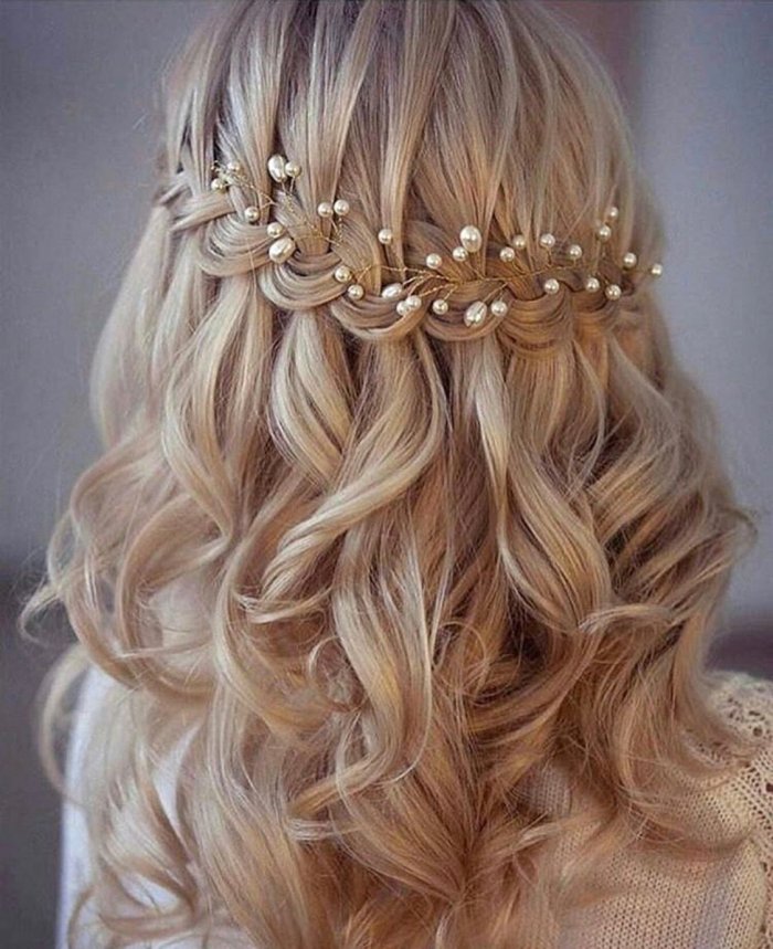 Прически на средние волосы распущенные