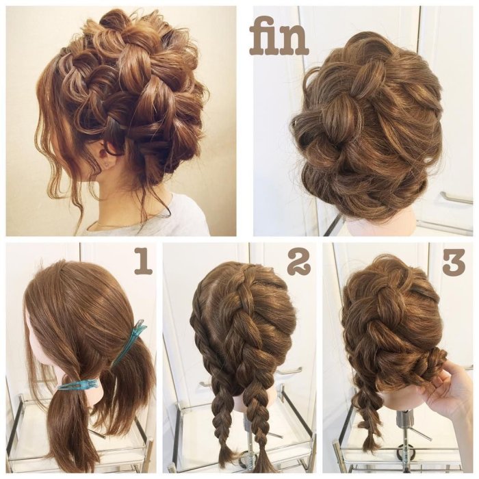 Простые причёски на распущенные волосы