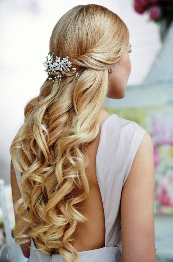 Прическа мальвинка с локонами