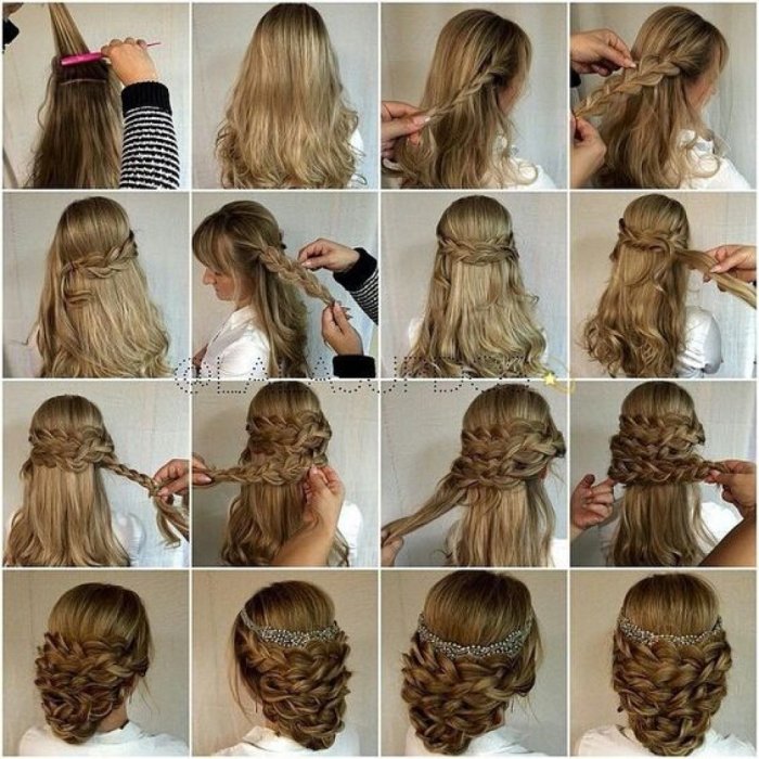 Красивые косы на выпускной