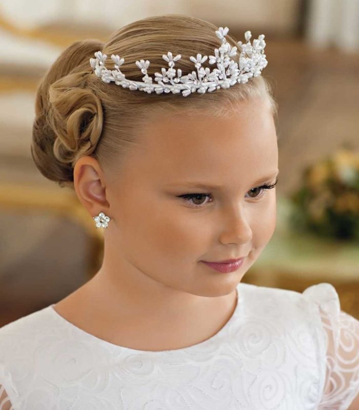 Причёски на средние волосы из хвостиков для девочек