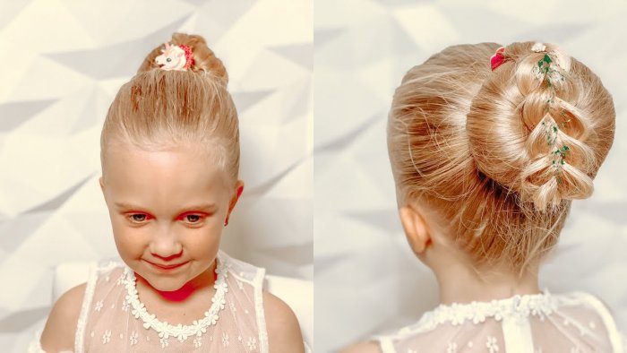 Праздничные прически для девочек