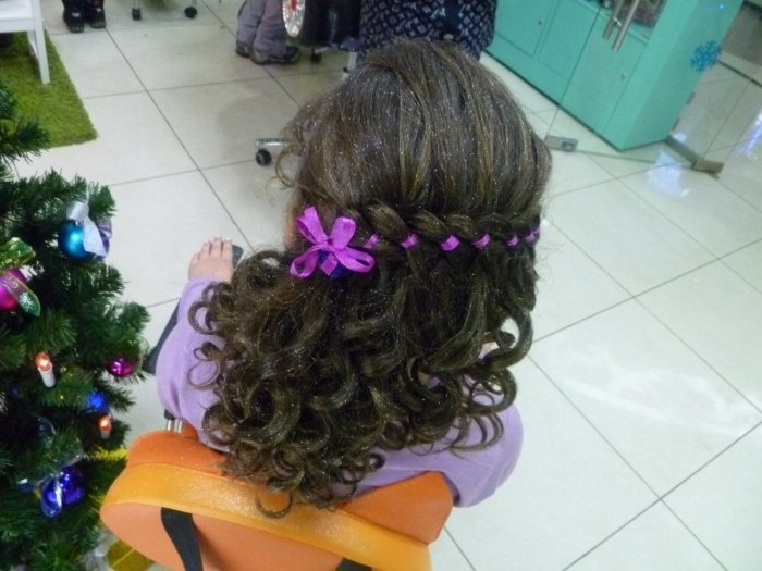 Прически для девочек на утренник