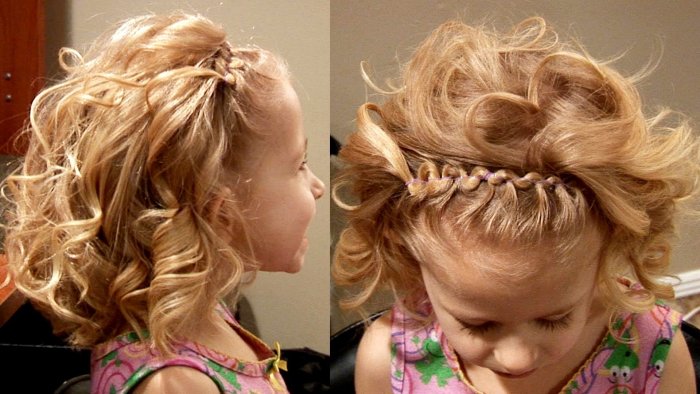 Прически на выпускной в детский сад