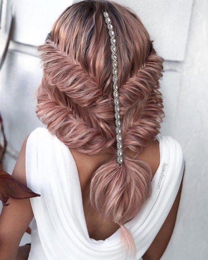 Прическа хвост