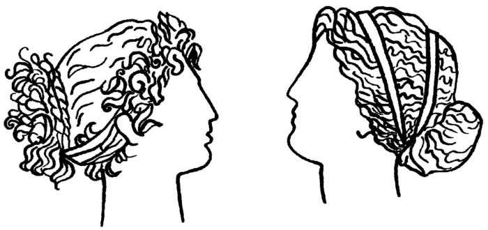 Греческий узел прическа древней Греции