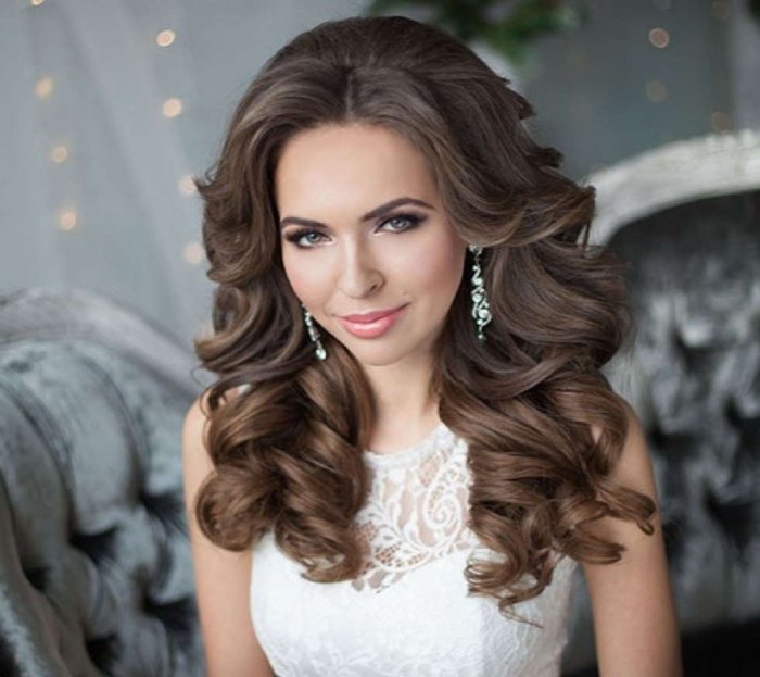 Прическа Локоны