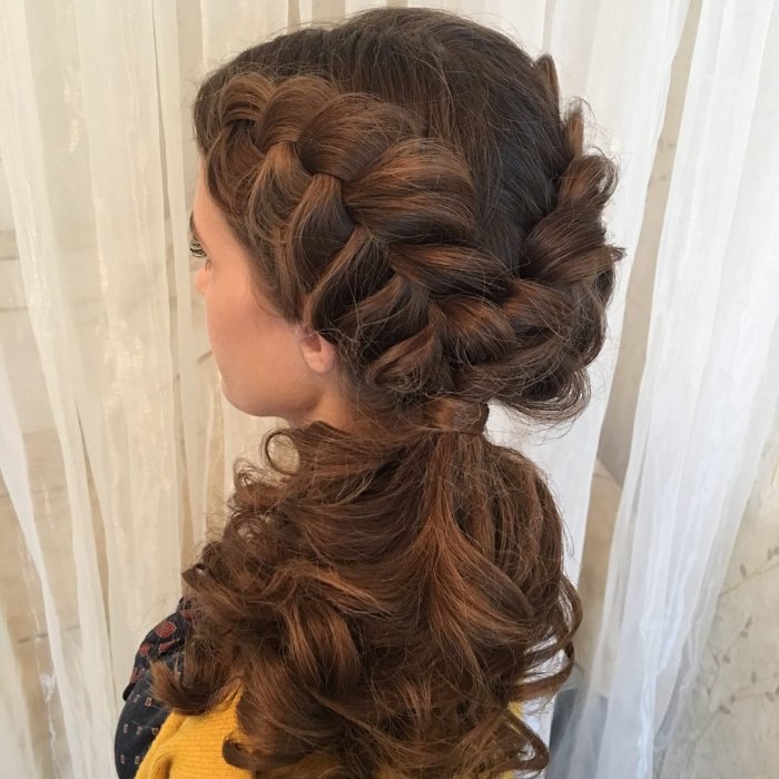 Красивые прически из кос