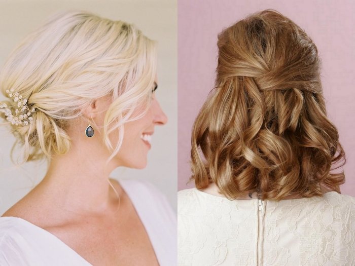 Причёски на средние волосы