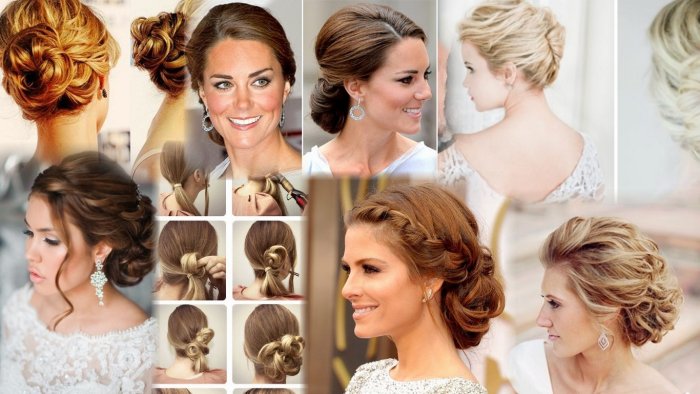 Причёски на средние волосы