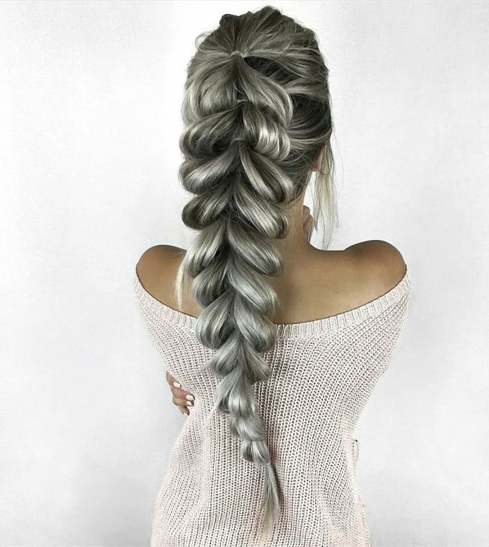 Прически с косичками