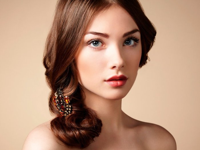 Красивый женственный макияж