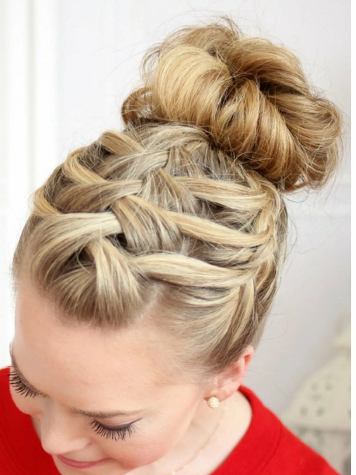 Прически с косичками