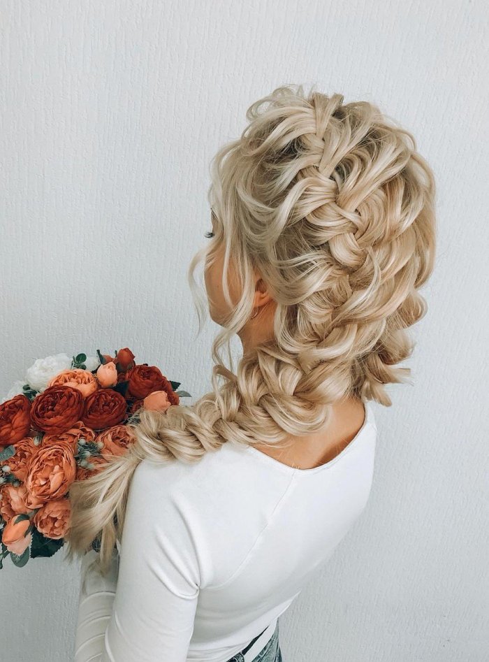 Плетение косичек на длинные волосы