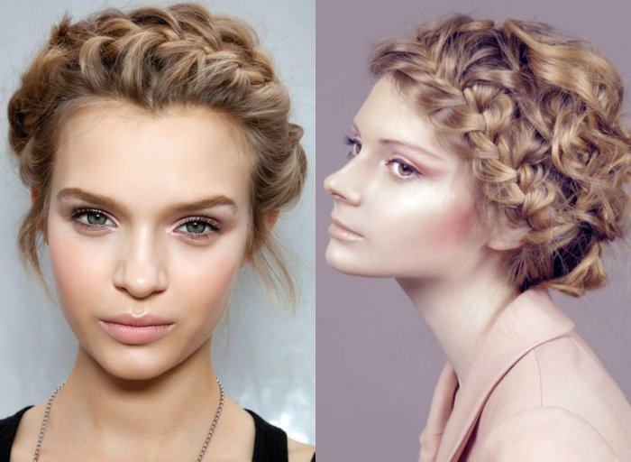 Прически с плетением