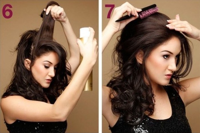 Простые вечерние прически на длинные волосы