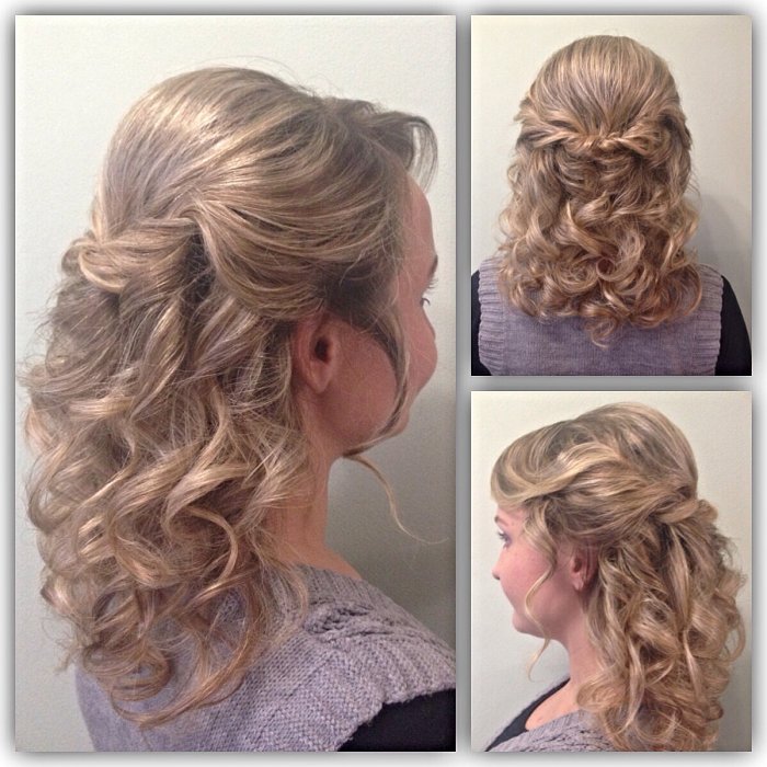 Простые праздничные прически