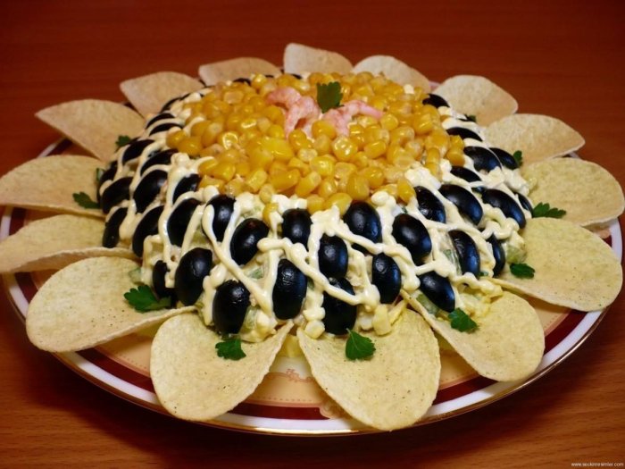 Красивые салаты на праздничный стол